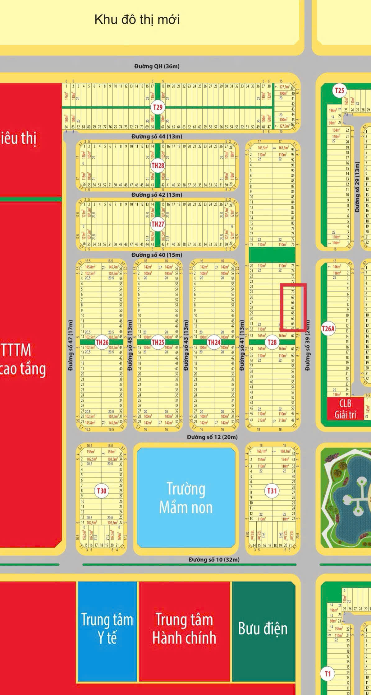 Bán t28 đường số 39 (24m) dự án mega city 2 nhơn trạch giá 2 tỷ